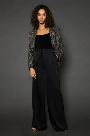 wallis Tall Tie Detail Wide Leg Trousers