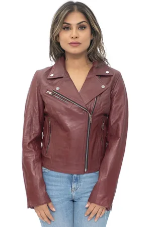 Infinity Leather Classic Biker Brando Jacket-Baku