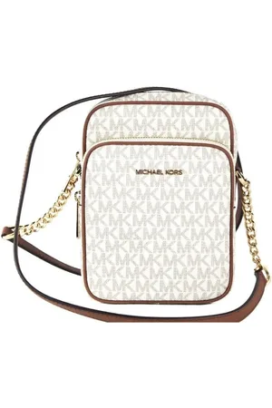 Michael Kors Jet Set Charm Crossbody Vanilla Women Crossbody Bags