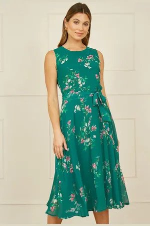 Yumi Daisy Print Skater Dress