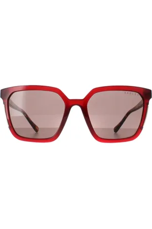 Radley Square Transparent Burgundy Brown Allington 6506