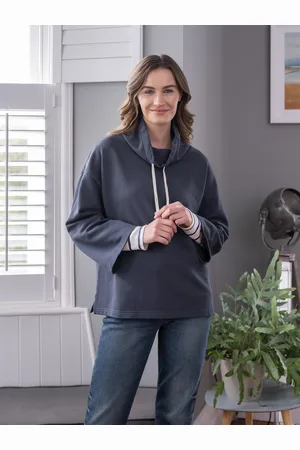 CELTIC & CO. Org Cott Funnel Nk Sweatshirt