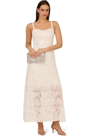 Adrianna Papell Sequin Lace Ankle Dress