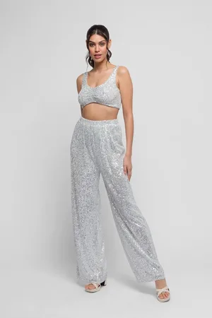 Jaded Rose Sali Sequin Pants. Dazzling & Versatile
