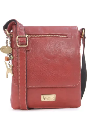 Catwalk Collection Handbags Anja Leather Crossbody Messenger Bag