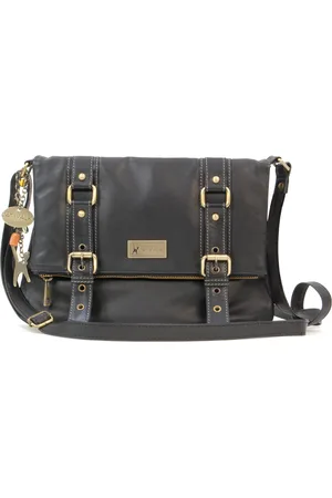 Catwalk Collection Handbags Abbey Road Leather Crossbody Messenger Bag