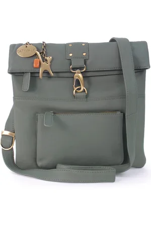 Catwalk Collection Handbags Dispatch Leather Cross Body Messenger Bag