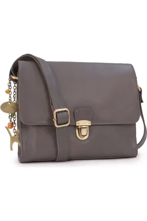 Catwalk Collection Handbags Diana Leather Cross Body Bag