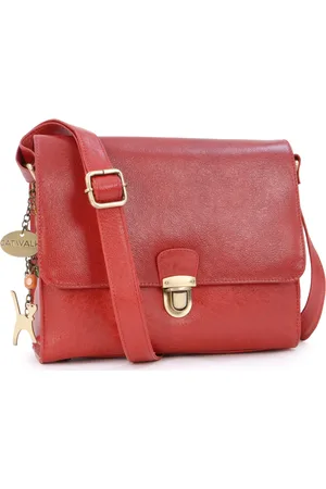 Catwalk Collection Handbags Diana Leather Cross Body Bag