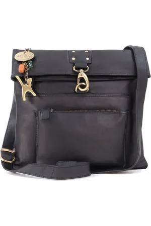 Catwalk Collection Handbags Dispatch Leather Cross Body Messenger Bag