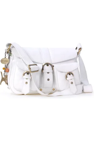 Catwalk Collection Handbags Louisa Leather Cross Body Messenger Bag
