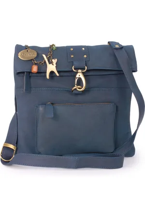Catwalk Collection Handbags Dispatch Leather Cross Body Messenger Bag
