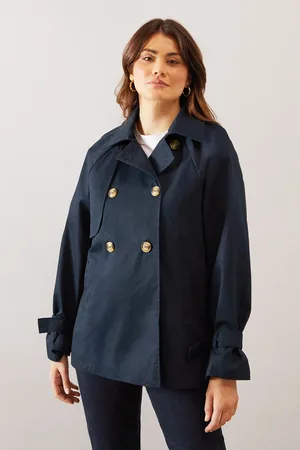 wallis Cropped Trench Jacket