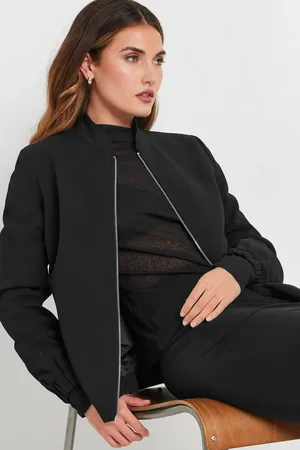 Long Tall Sally Tall Scuba Zip Bomber Jacket