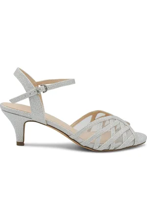 Paradox London Marielle Glitter Kitten Heeled Sandals