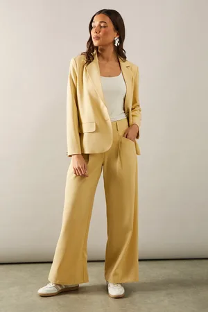 wallis Petite Pinstripe Wide Leg Trouser
