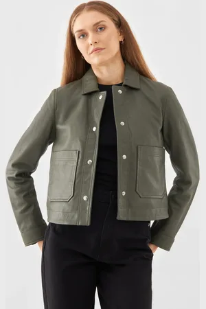 Bolongaro Real Leather Evie Worker Jacket