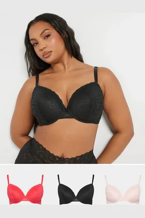 Yours 3 Pack Leopard Padded Bras