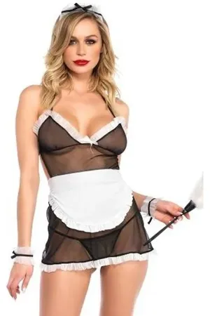 Leg Avenue Seductive French Maid Costume One Size