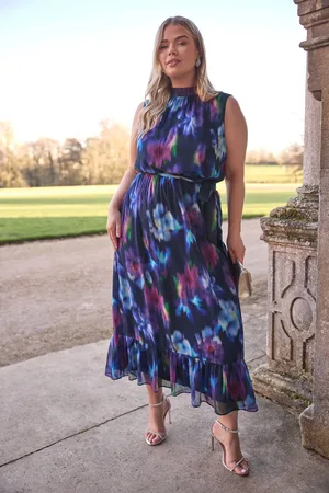 Yours Floral Print Maxi Dress