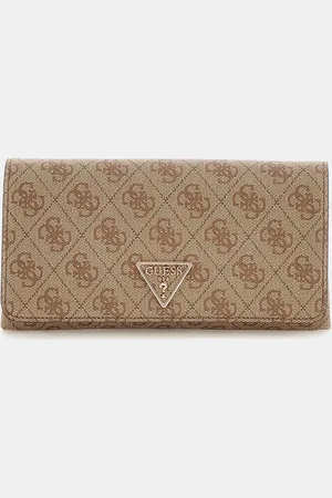 Guess Noelle Logo Purse Latte Logo