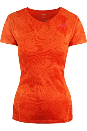 Asics Motion Dry All Over Graphic Top Running Top