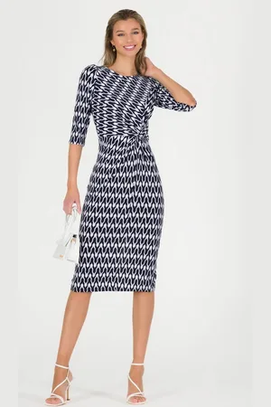 Jolie Moi Qyara Jersey Twist Bodycon Midi Dress