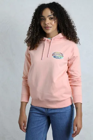 Weird Fish Kira Back Print Popover Hoodie