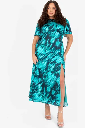 Lovedrobe Marble Short Sleeve Midaxi Dress