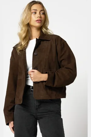 Barneys Originals Goat Suede Jacket