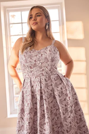 Yours Floral Jacquard Sweetheart Prom Dress