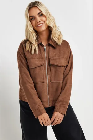 Yours Short Faux Suede Jacket
