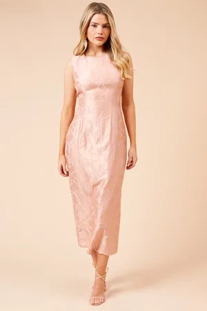 Dorothy Perkins DP Luxe Satin Bow Print Midi Dress