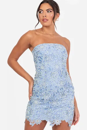 Maya Deluxe Floral Bandeau Mini Dress