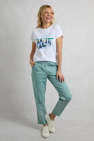 Weird Fish Malorri Cotton Chino Trousers
