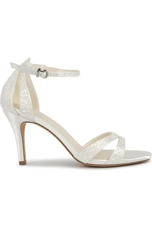Paradox London Azalea Embellished High Heel Wedding Sandals