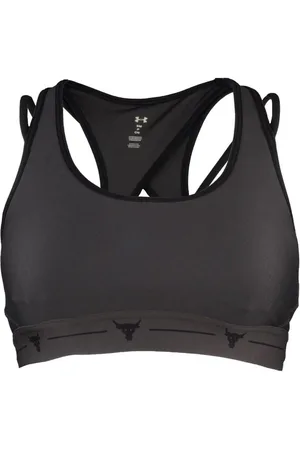 Under Armour Project Rock Sports Bra Strappy Crop Top