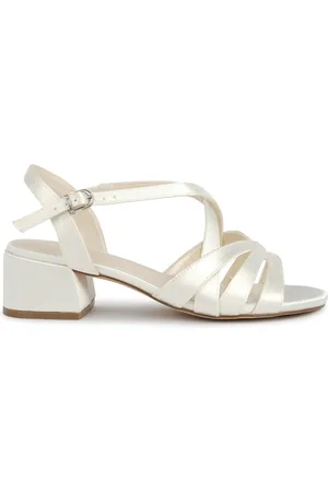 Paradox London Bethany Wide Fit Block Heel Wedding Sandals