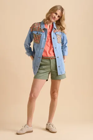 Brakeburn Patchwork Denim Shirt