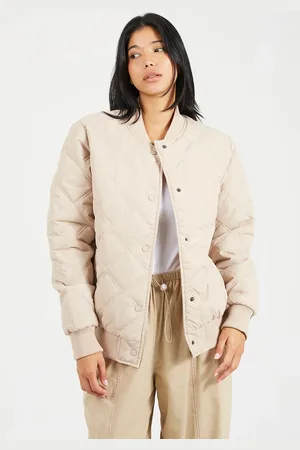 Brave Soul Quilted Bomber Jacket