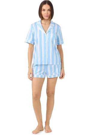 DKNY Brighten Your Day Short Sleeve Notch Top & Boxer Sleep Set