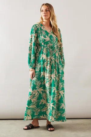 wallis Tropical Button Up Smock Dress