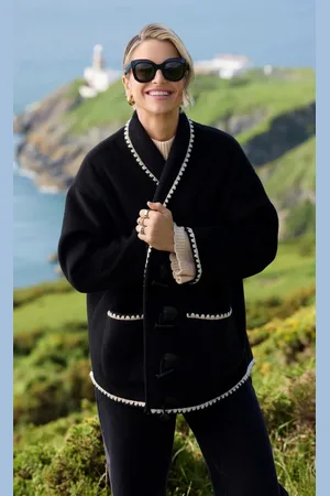 Little Mistress Contrast Stitch Trim Jacket