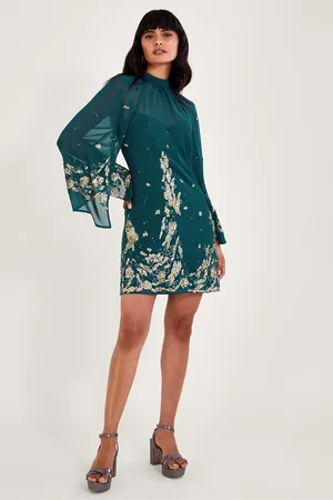 Monsoon Avery Embellished Tunic Dress
