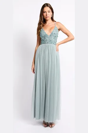 Little Mistress Embellished Maxi Dress