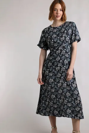 Weird Fish Everly LivaEco™ Printed Viscose Dress