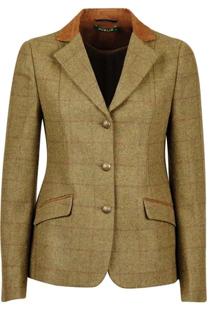 Dublin Albany Tweed Faux Suede Collar Tailored Jacket