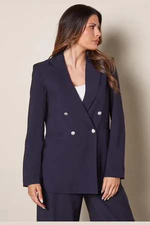 wallis Double Breasted Military Blazer