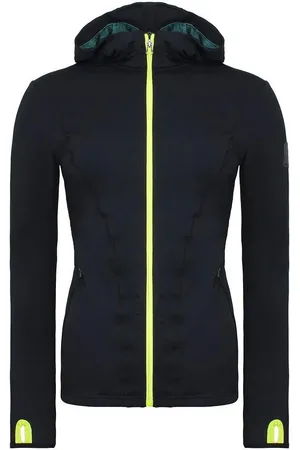 ASTON MARTIN F1 Official Team Long Sleeve Zip Up Lifestyle Tech Hooded Jacket