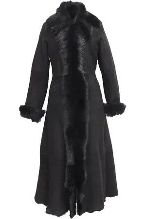 Infinity Suede Toscana Sheepskin Trench Coat-Rushden